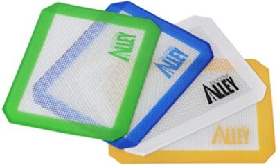 Nonstick Silicone Slick Mat Pad [4-PACK] for Wax/Art (Dabs of Hot Glue) -... 