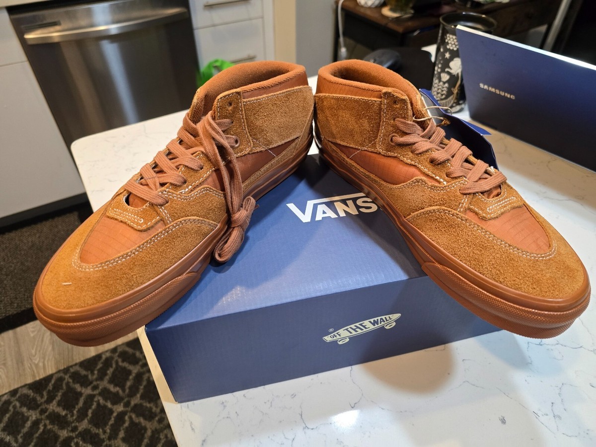 Vans Half Cab Reissue 33 LX Hairy Suede Ginger Men's Size 10.5 NEW