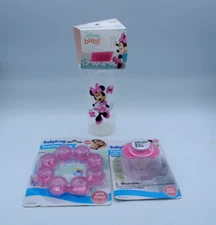 NEW BabyKing Teether Toy 0-18 M BPA FREE & PACIFIER W/ COVER + DISNEY 9oz BOTTLE