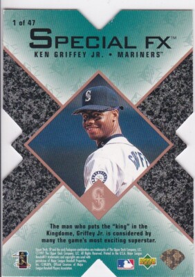 KEN GRIFFEY JR. 1997 Upper Deck SPECIAL FX Baseball Card Mariners RARE $$  INSERT