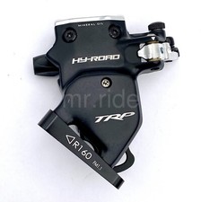 TRP HD-C711 HY/RD Rear 160 mm Hydraulic Disc Brake Caliper,Flat Mount,Blk/Sil