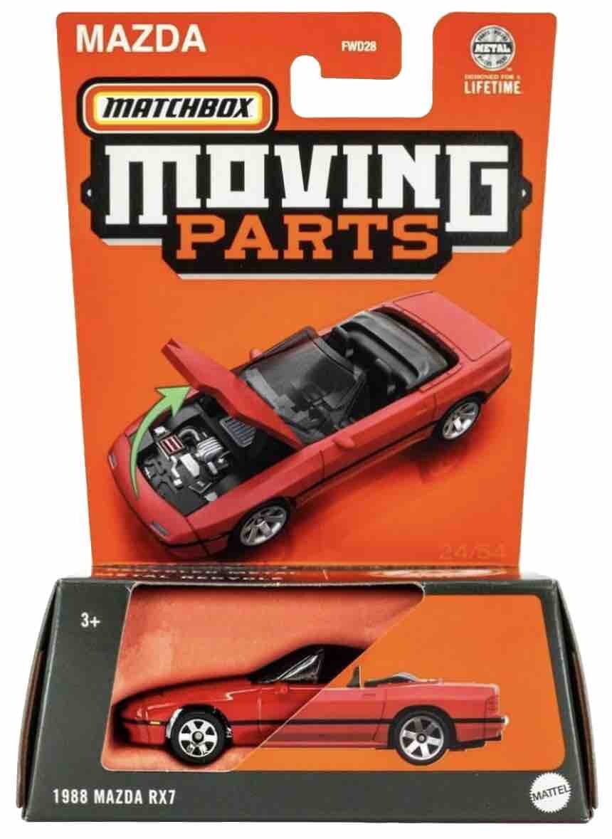 MATCHBOX 1988 MAZDA RX7 MOVING PARTS 2024 MIX 4 | eBay