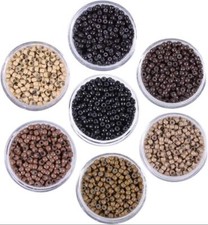 100 Small Professional  Silicon NANO Beads tool hair extensions