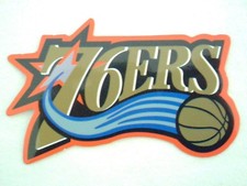 NBA - Basketball - Team Decal - Philadelphia 76ers - Suits many uses.
