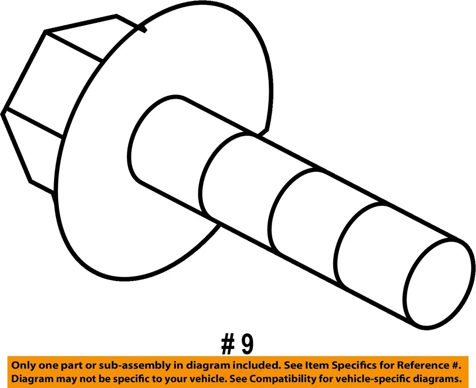 CHRYSLER OEM Soporte de montaje de pinza delantera de freno Perno 6509456AA Foto 2 de 2