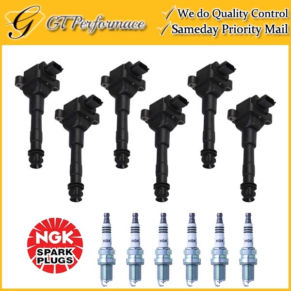 Quality Ignition Coil  NGK Spark Plug 6PCS for Porsche 911 Boxster Cayman H6