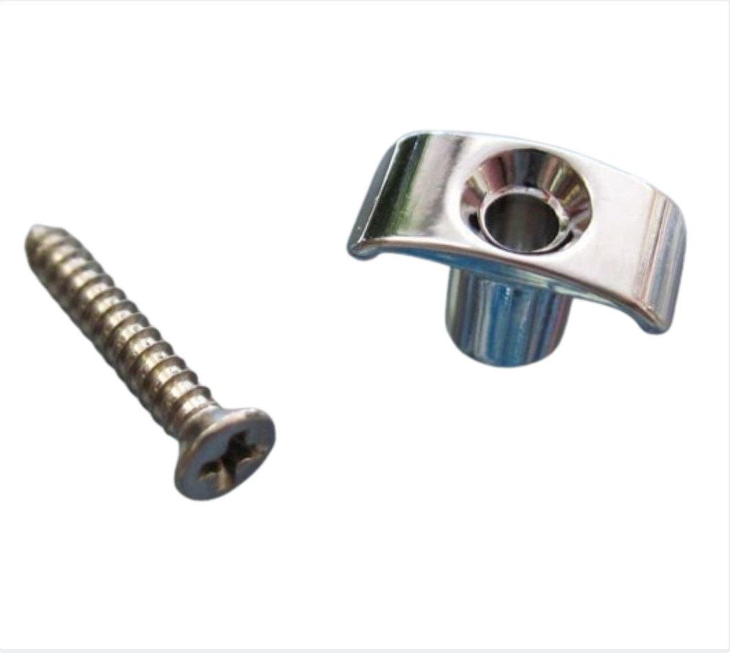Guide-cordes Fender American en finition chrome pour une tenue d'accord irréprochable