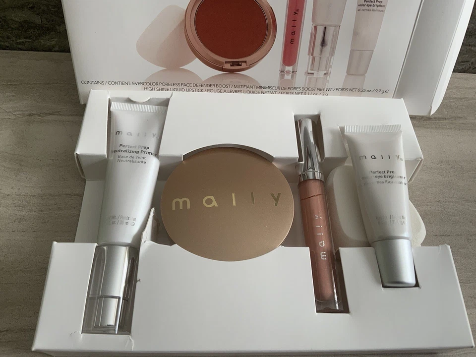 Mally 4 Piece Collection,  BOOST & BRIGHTEN ,BONUS SPONGE - Image 2 of 4