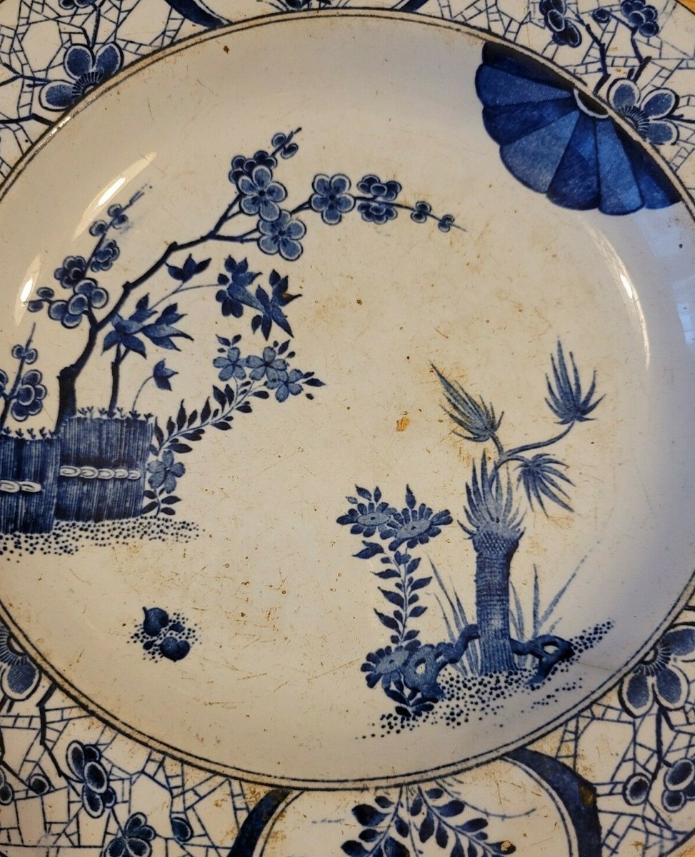 Faience Plate Creil & Montereau - Japan Model - 19th Century | eBay