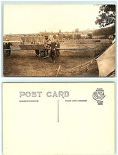 S02-3037, AIRPLANE,**VINTAGE REAL PHOTO POSTCARDPOSTCARD