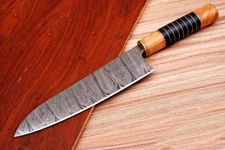 Damascus Chef Knife Custom Made Cutlery Kitchen -Hand Forged Damascus Steel 1281