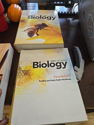 Pearson Biology Miller & Levine Plus Reading And Study Guide Excellent And New