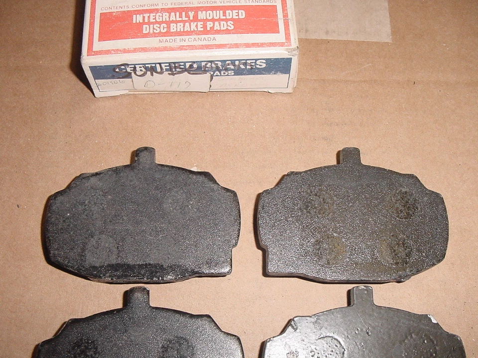 Pastillas de freno delanteras Sunbeam Arrow 1968-70 nuevas Foto 3 de 4