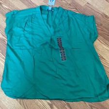 NWT Nine West Blarney Green V~Neck Short Sleeve Tunic Size XL