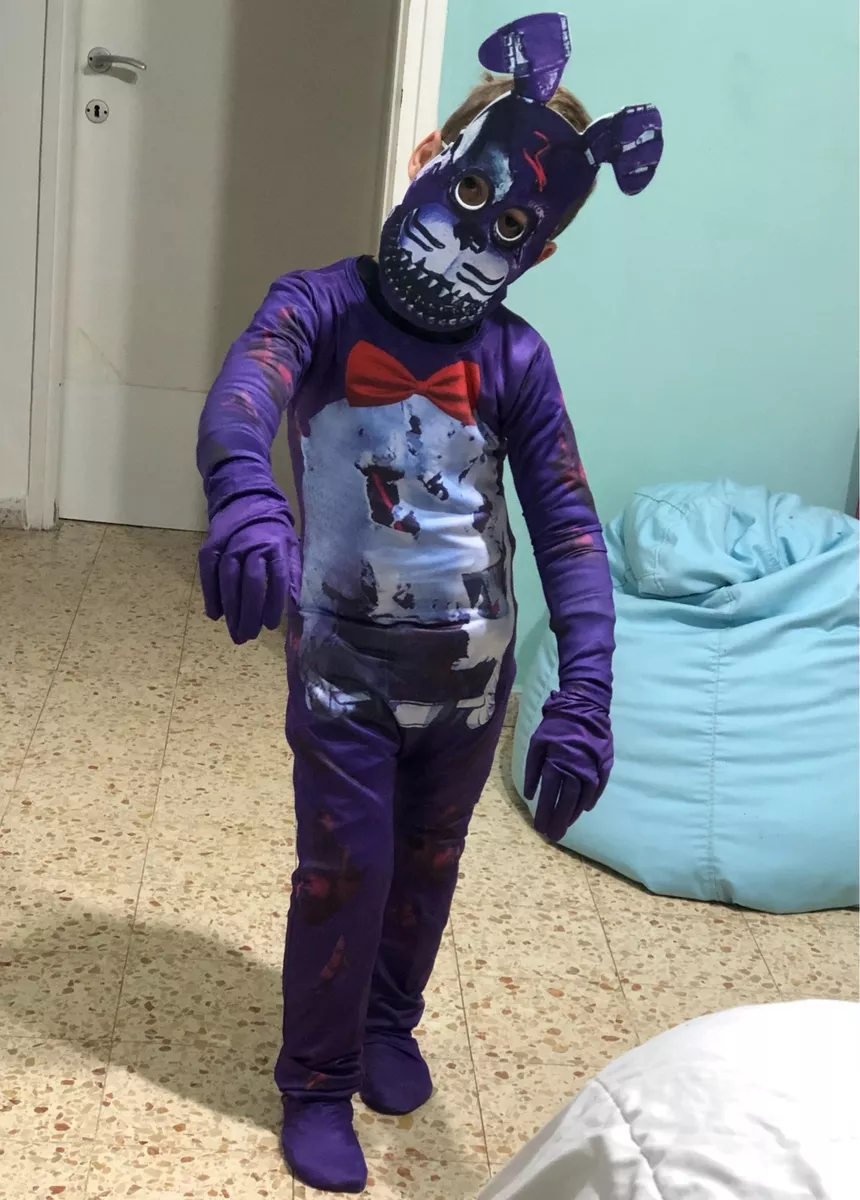 2023-2021 Fancy Halloween Costume For Kids Maiyaca Five Nights At Freddy' ;s Jumpsuit Cosplay Fnaf Freddy Anime Christmas Gift For Kid