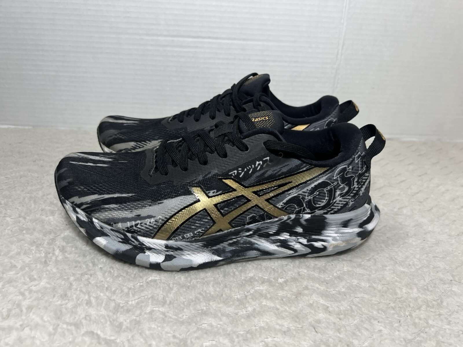 Asics Gel-Noosa Tri 13 Womens Sz 8.5 Triathlon Running Training Shoes Black Gray