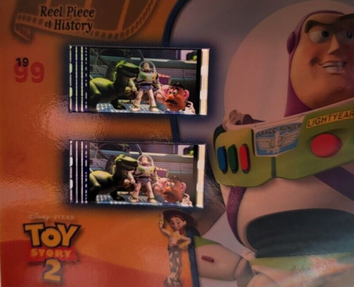 DISNEY TREASURES 99 TOY STORY - 2 ROULEAUX PIÈCE D'HISTOIRE FILM BUZZ LIGHTYEAR WOODY - Photo 1/3