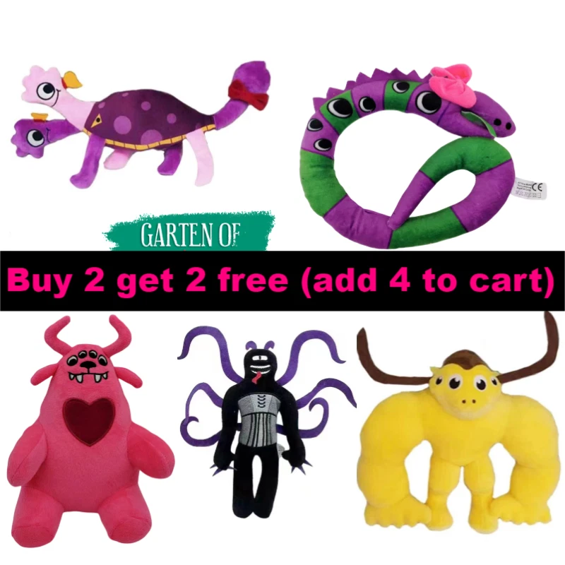 Ban-Ban Nabnab Plush, Horror Game Monster Stuffed Figure Doll