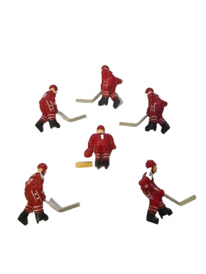 STIGA NHL STANLEY CUP TABLE HOCKEY REDLINE TEAM CANADA RARE RED JERSEY W NUMBERS