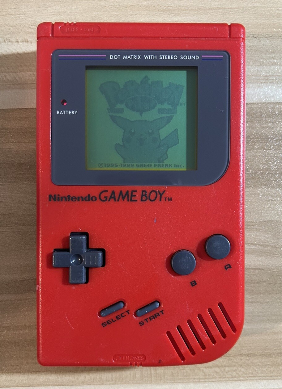 Red Nintendo Game Boy Original DMG-01 Handheld System | eBay
