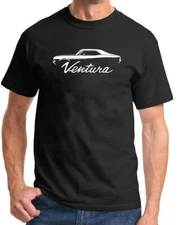 1971-74 Pontiac Ventura Classic Outline Design Tshirt NEW COLORS