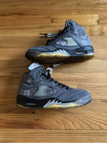 Air Jordan 5 Retro SP x Off-White Mid Muslin CT8480-001 Size 8 - 第 4/6 張圖片