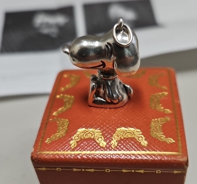 Genuine CARTIER Sterling Silver Snoopy Vintage Authenticated