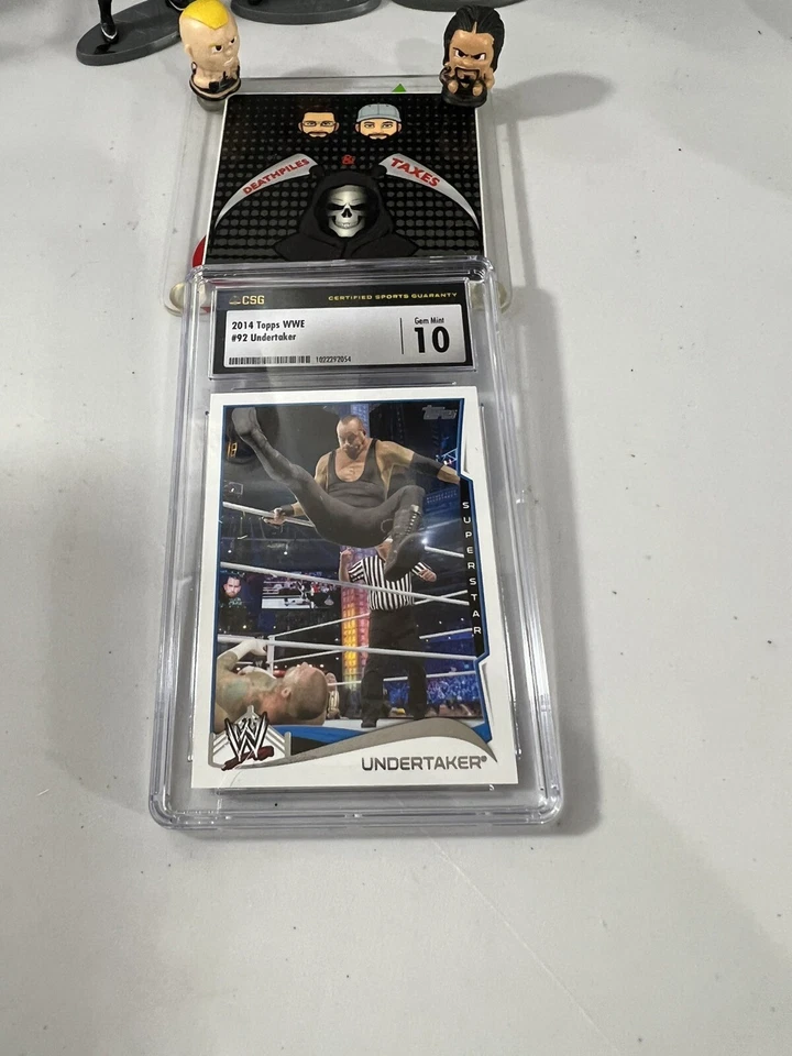 undertaker 2014 topps wwe superstar #92 csg 10 - Image 2 of 4
