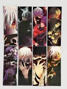 8pcs Tokyo Ghoul Paper Bookmarks Double Faced Reading Book Mark Anime Cards Ebay