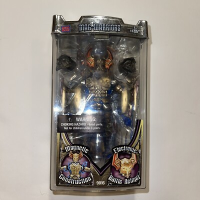 Vintage 2005 Mega Bloks Mag Warriors Paladar 9016 Gold Variant New Sealed Rare