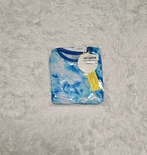 Little Sleepies BLUE MILKY WAY TIE DYE Two Piece Pajamas 3T NIB NEW