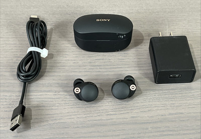 Sony WF-1000XM4 Wireless Active Noise Canceling Earbuds Black YY2948