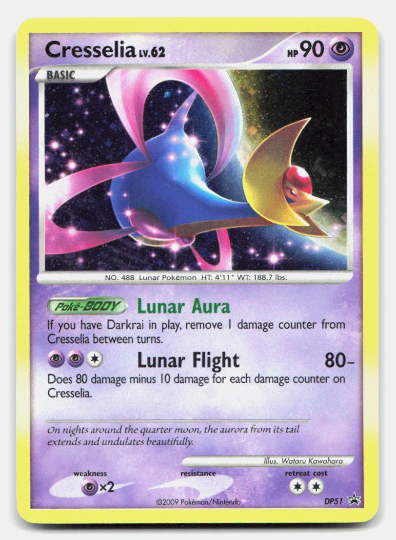 Cresselia DP51 Holo Promo Diamond and Pearl Promos Pokemon NM