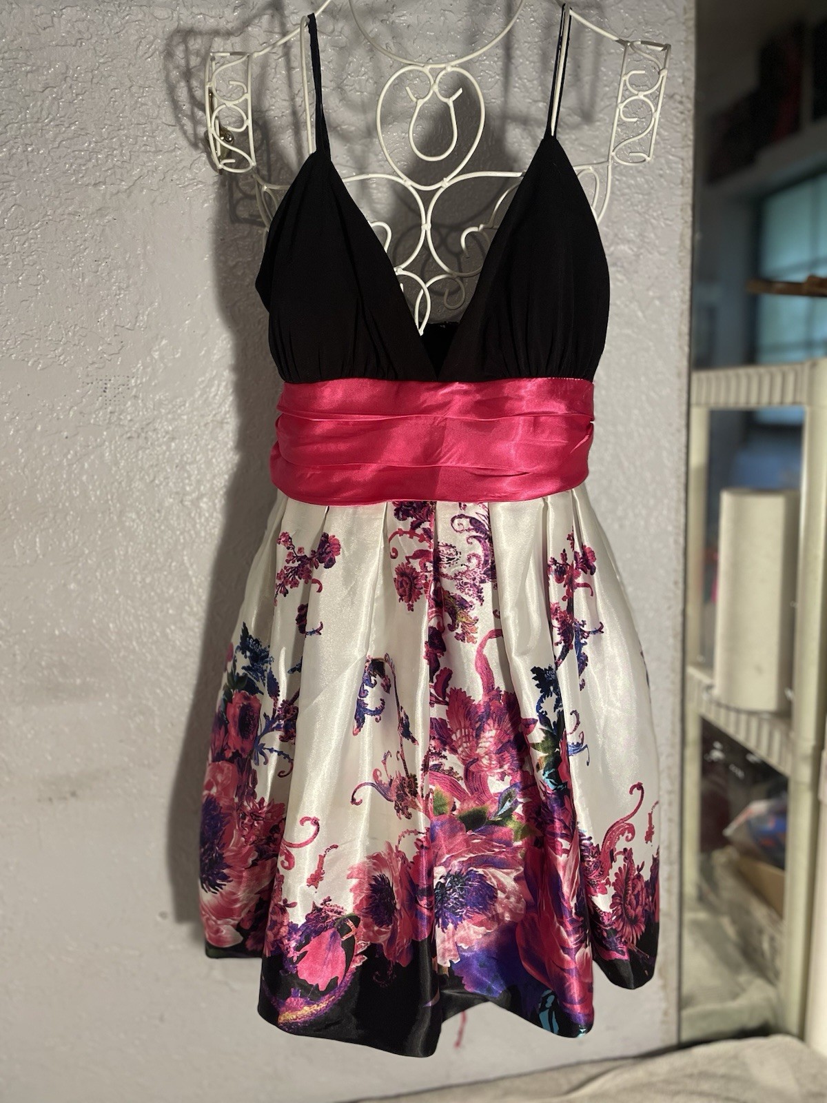 Y2K, Whimsical Floral, halter top,  Dress babydoll, Spring, Prom, Fairy,romance