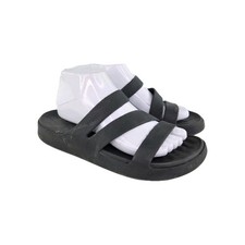 Crocs Getaway Strappy Sandals Womens US 10 Black Slide Casual Slip On Shoes