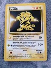 Pokémon Sammelkarte Elektek 20/102 Deutsch