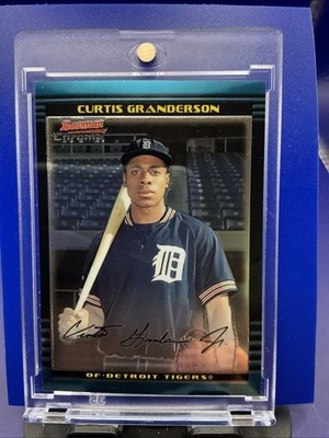 Curtis Granderson 2003 Bowman Chrome #VDP71 RC Tigers/Yankees/Mets