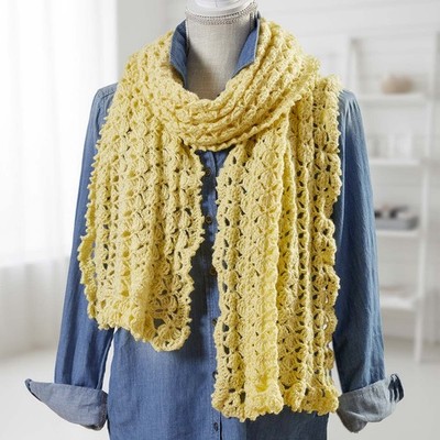 Herrschners  Lucent Lace Shawl Crochet Kit