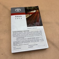 2014 Toyota RAV4 Owners Manual With Free Shipping LE, XLE, and Limited