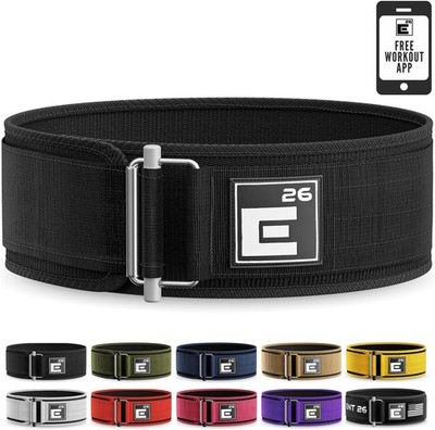 Element 26 Self-Locking Weight Lifting Belt - Premium Weightlifting Belt for ...