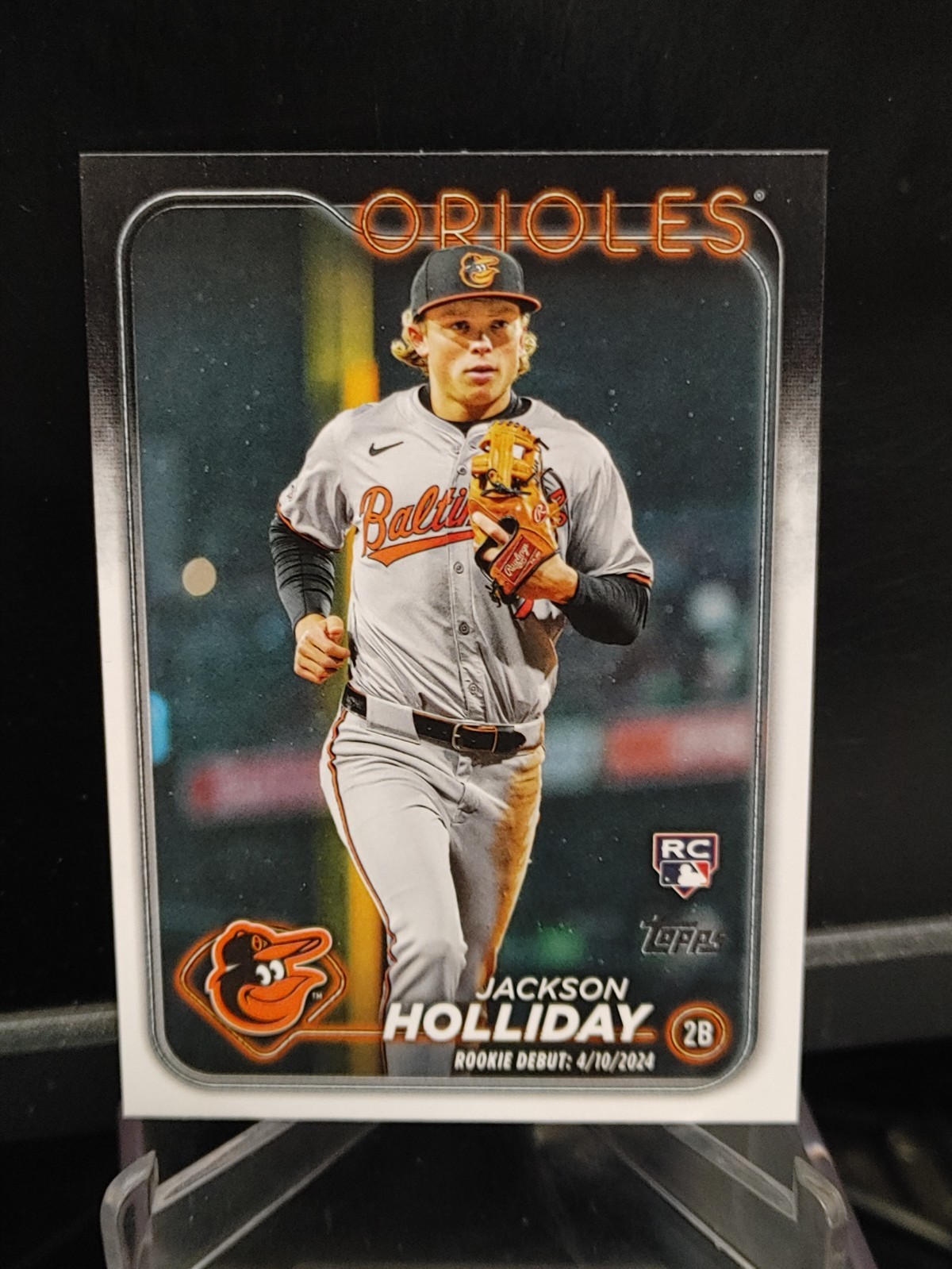 Jackson Holliday RC 2024 Topps Update Series #US97 - Baltimore Orioles - A