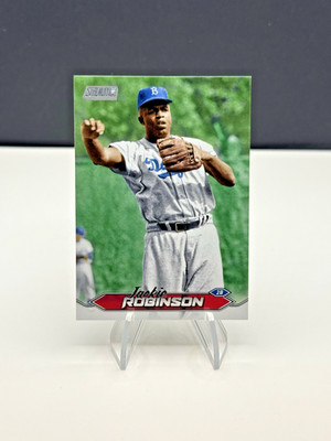 2024 Topps Stadium Club Jackie Robinson #28 - Brooklyn Dodgers HOF Retro