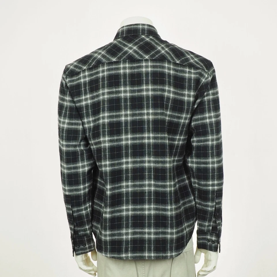 Nueva Camisa Huf Abotonada Para Hombres Mediana Negra Ojos Ópticos AOP Ojos Mezcla de Algodón Foto 3 de 4