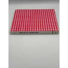Milk  Cookies Cookbook Tina Casaceli 89 Heirloom Recipes Hardcover Gingham