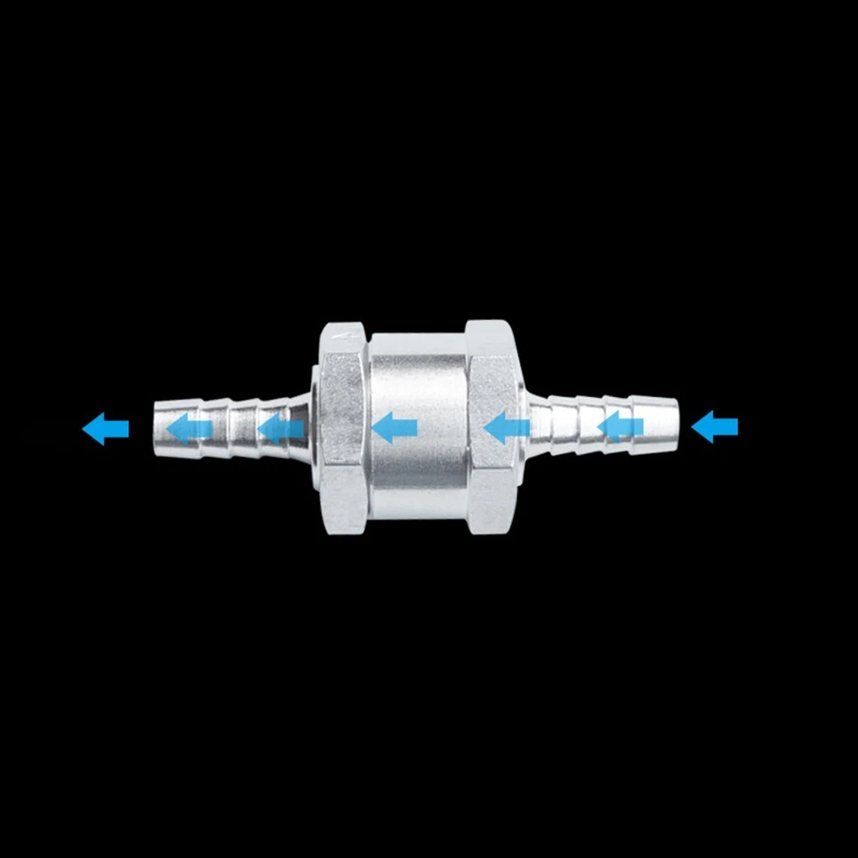 New Practical Non Return Valve Air Water Check valve Fuel Hose Tube Value - Image 3 of 4