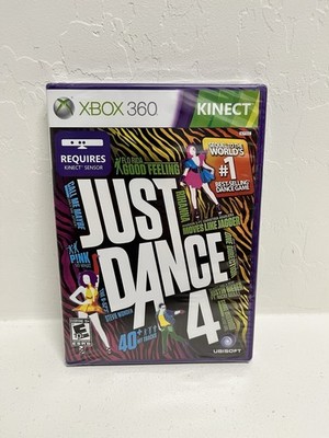 Just Dance 4 Microsoft Xbox 360 Kinect Brand New Clean Factory Sealed Ubisoft