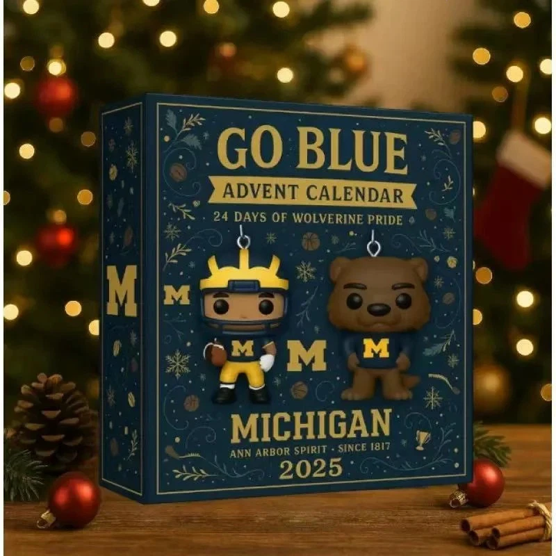 Michigan Go Blue Advent Calendar 24 Days of Wolverine Pride