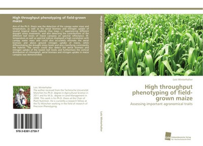 High throughput phenotyping of field-grown maize Loïc Winterhalter Taschenbuch