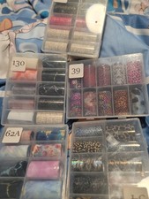 Nail Foil Tranfer Lot Nail Art Decals Transfer Foil