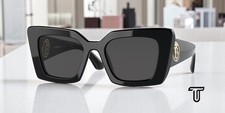 BURBERRY Daisy BE4344 300187 Black Dark Grey 51 mm Women's Sunglasses